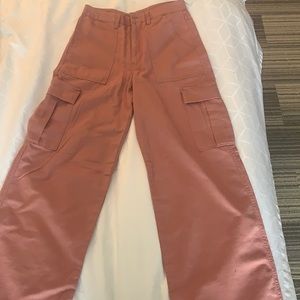 Pink Forever 21 cargo pants